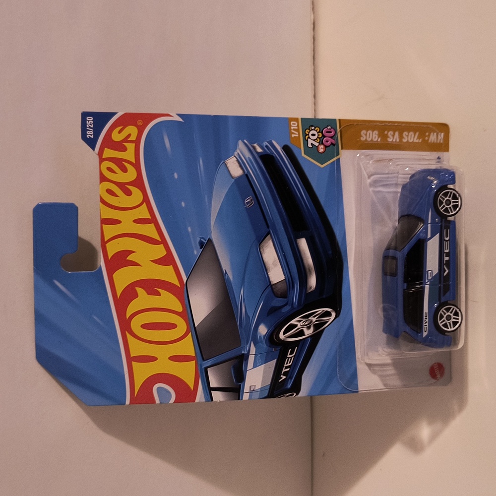 D4 Hot Wheels Honda Civic EF with shipping protector